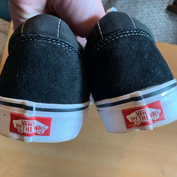 VANS OLD SKOOL SHOE Black/white size M 8.5 - Picture 3 of 8